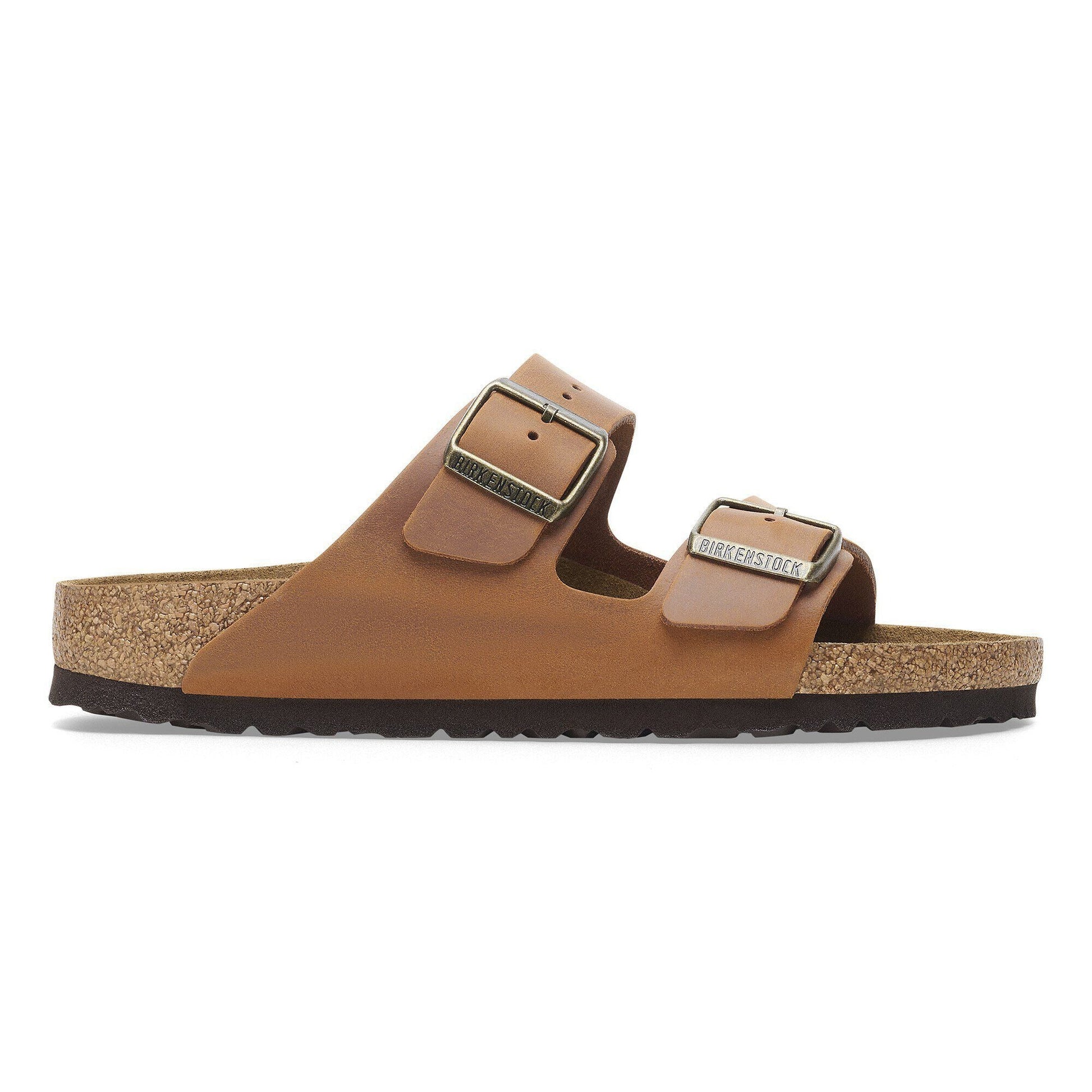 Arizona | Oiled Leather | Cognac - sandals - Birkenstock
