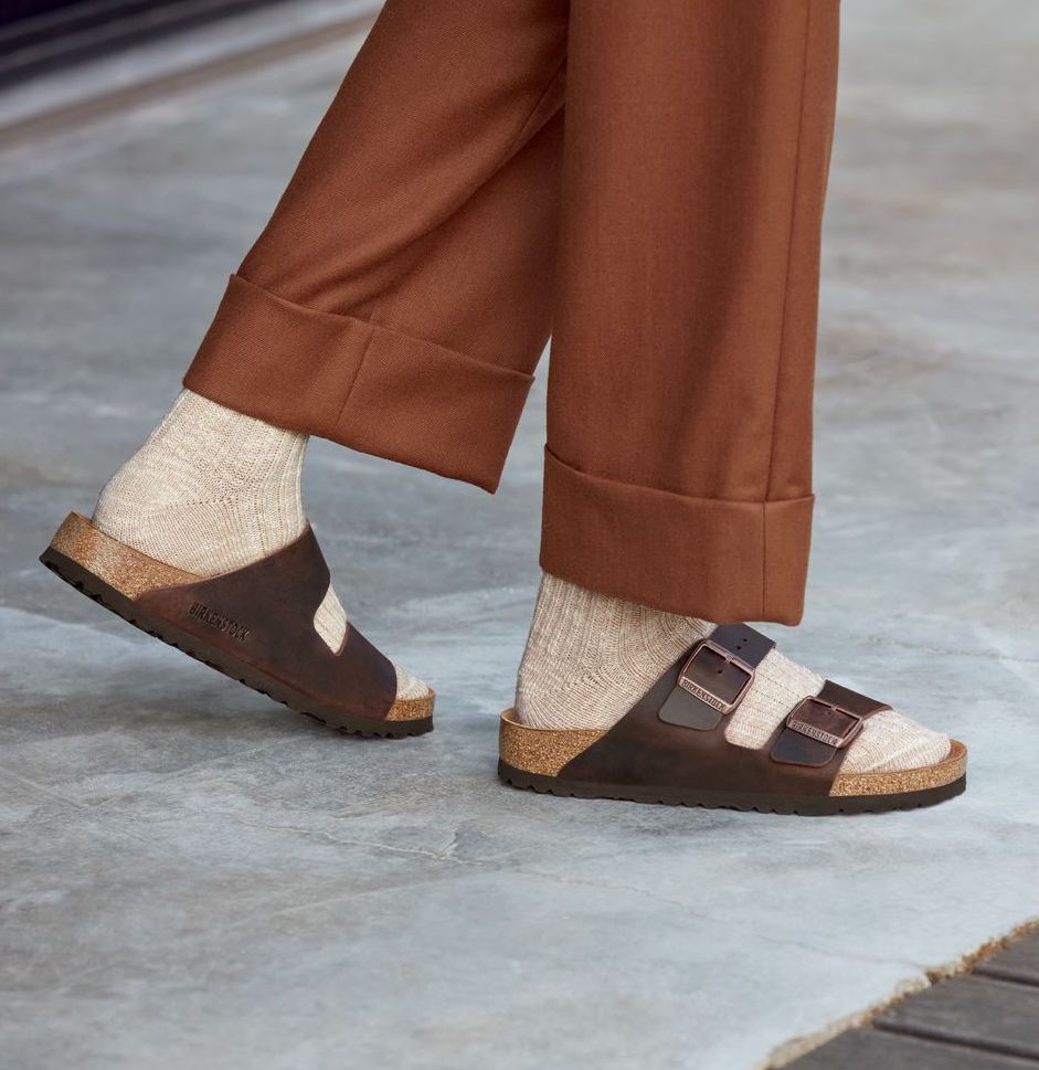Arizona | Oiled Leather | Habana Brown - Sandals - Birkenstock