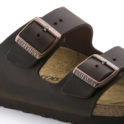 Arizona | Oiled Leather | Habana Brown - sandals - Birkenstock