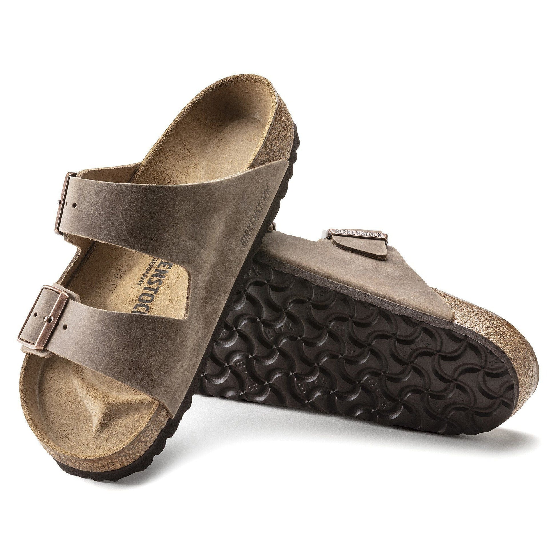 Arizona | Oiled Leather | Tobacco Brown - sandals - Birkenstock