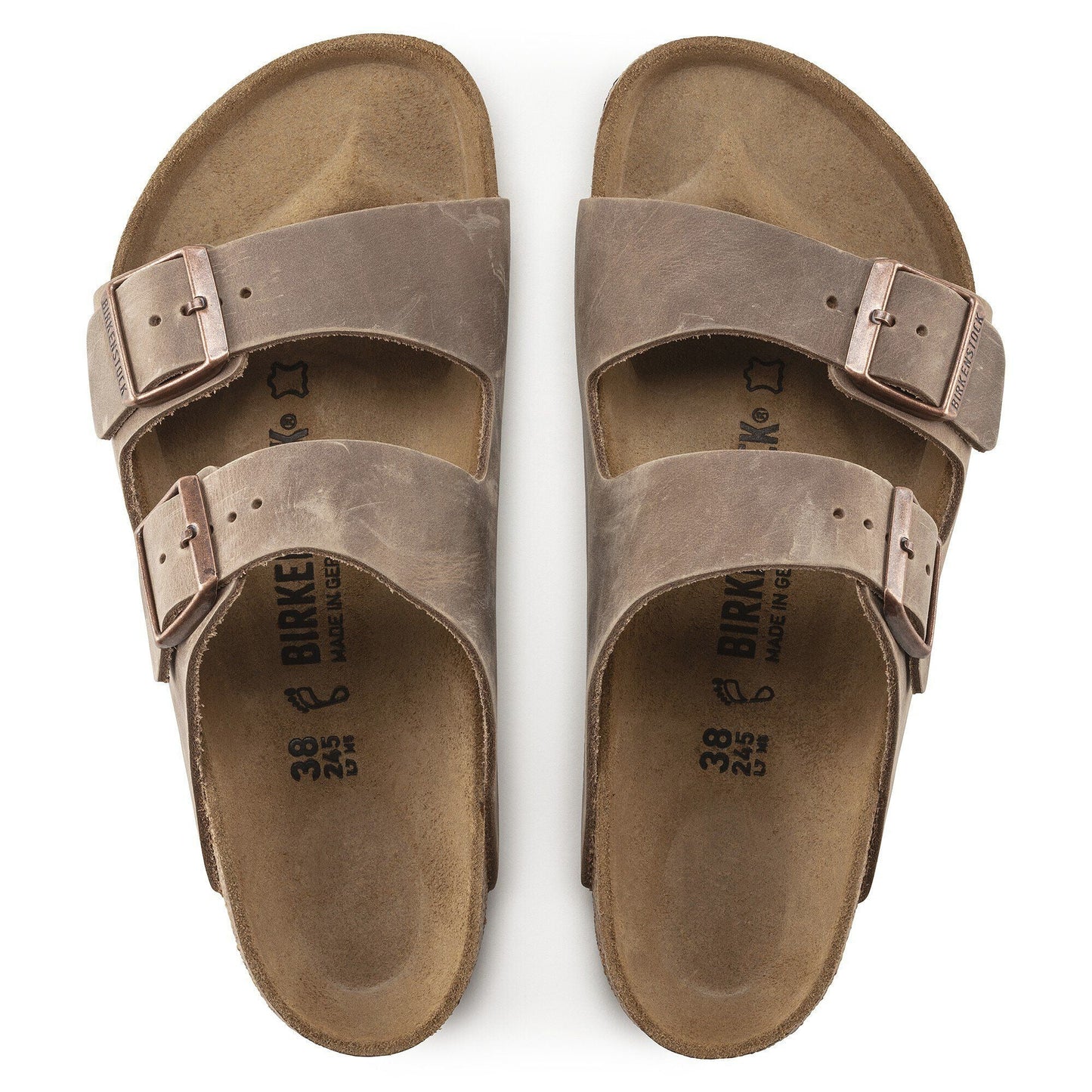 Arizona | Oiled Leather | Tobacco Brown - sandals - Birkenstock