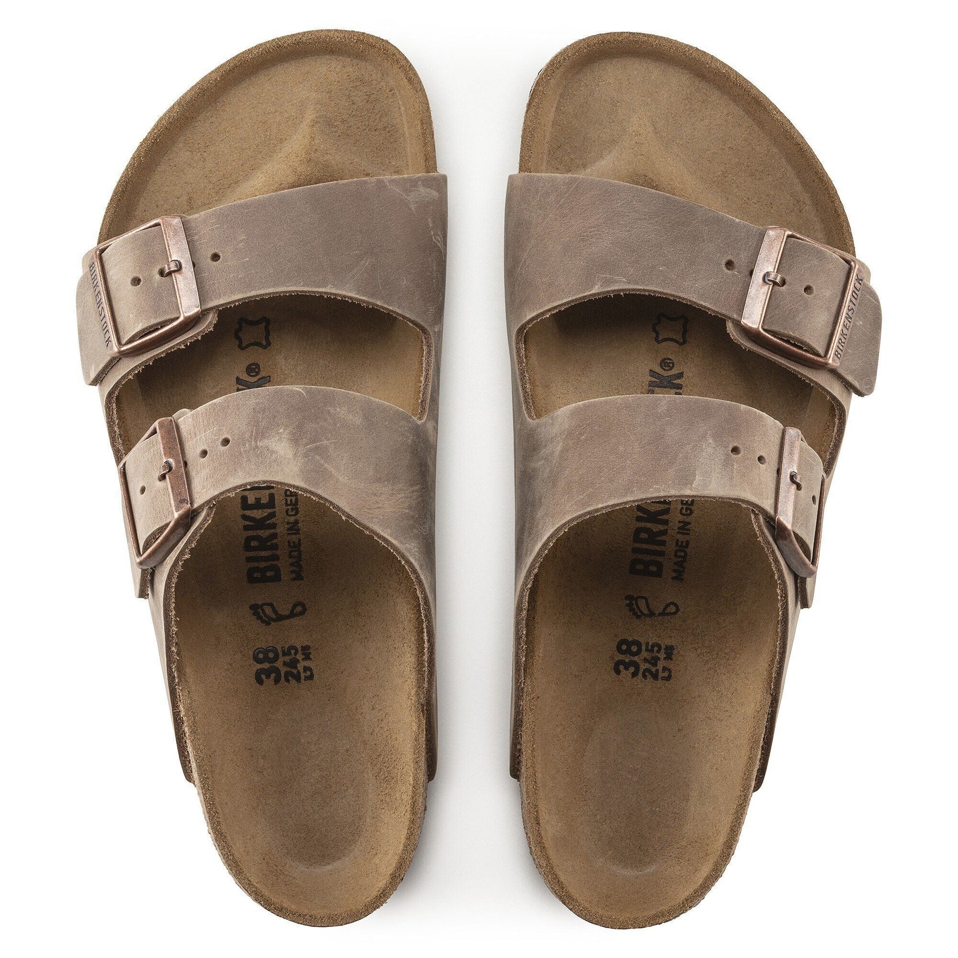 Arizona | Oiled Leather | Tobacco Brown - sandals - Birkenstock
