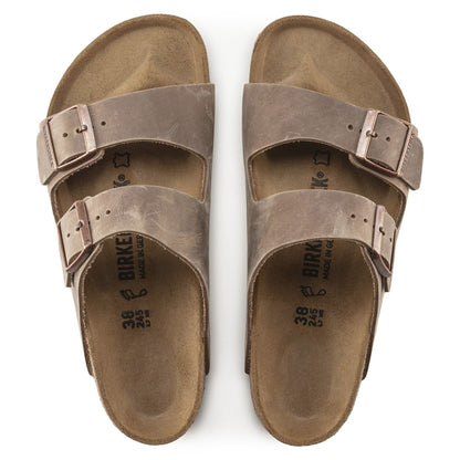 Arizona | Oiled Leather | Tobacco Brown - sandals - Birkenstock
