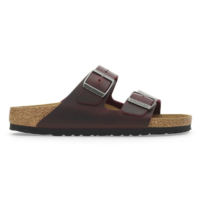 Arizona | Oiled Leather | Zinfandel - Sandals - Birkenstock