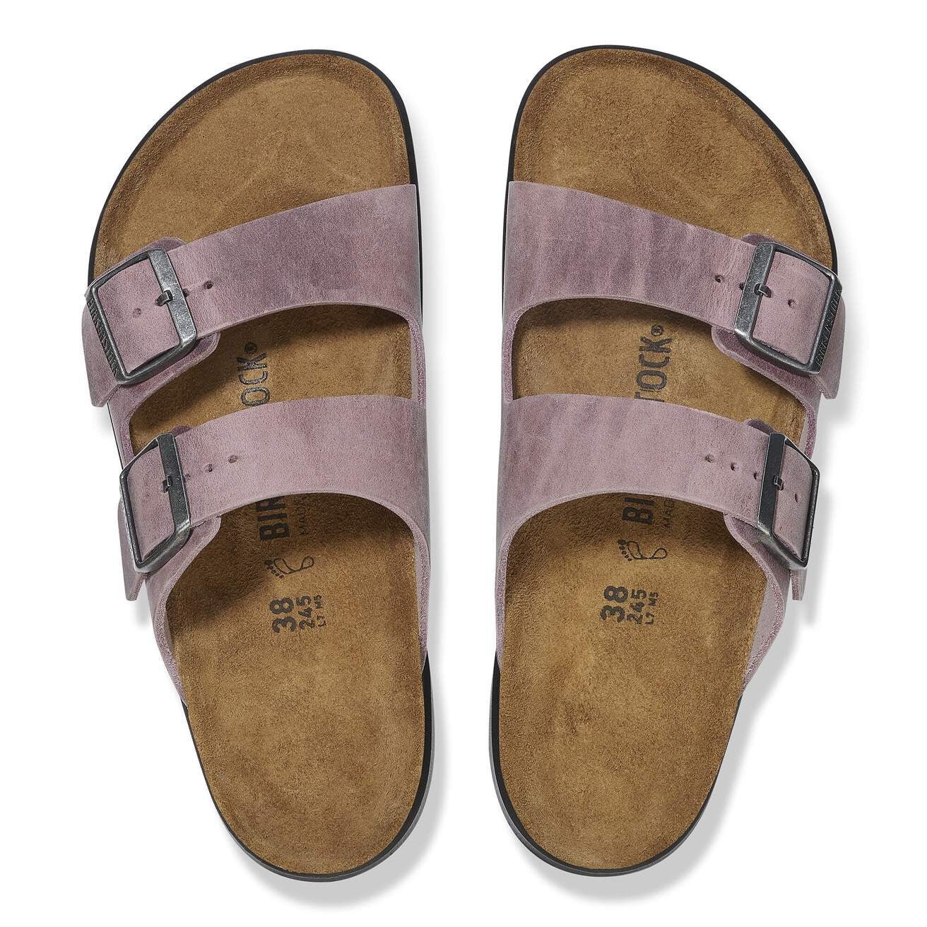 Arizona Rugged | Oiled Leather | Lavender - SANDAL - Birkenstock