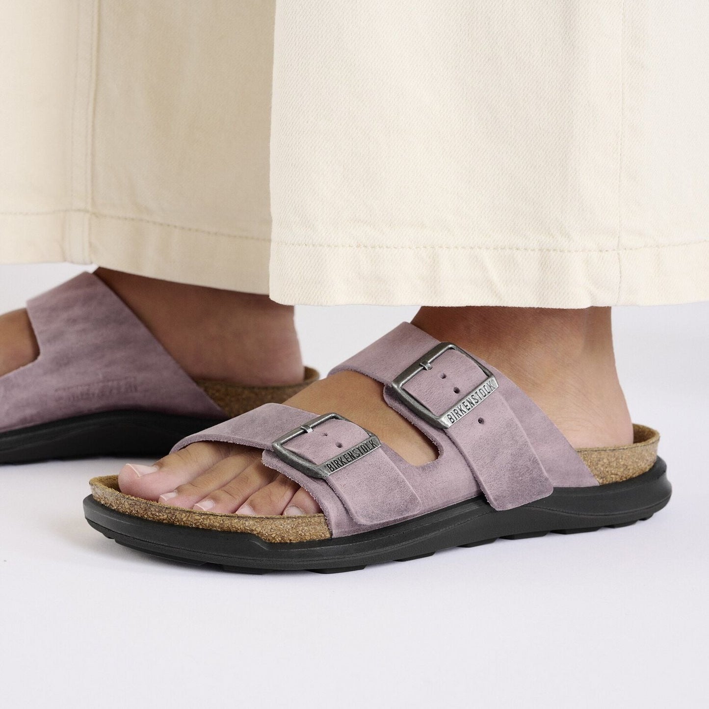 Arizona Rugged | Oiled Leather | Lavender - sandals - Birkenstock