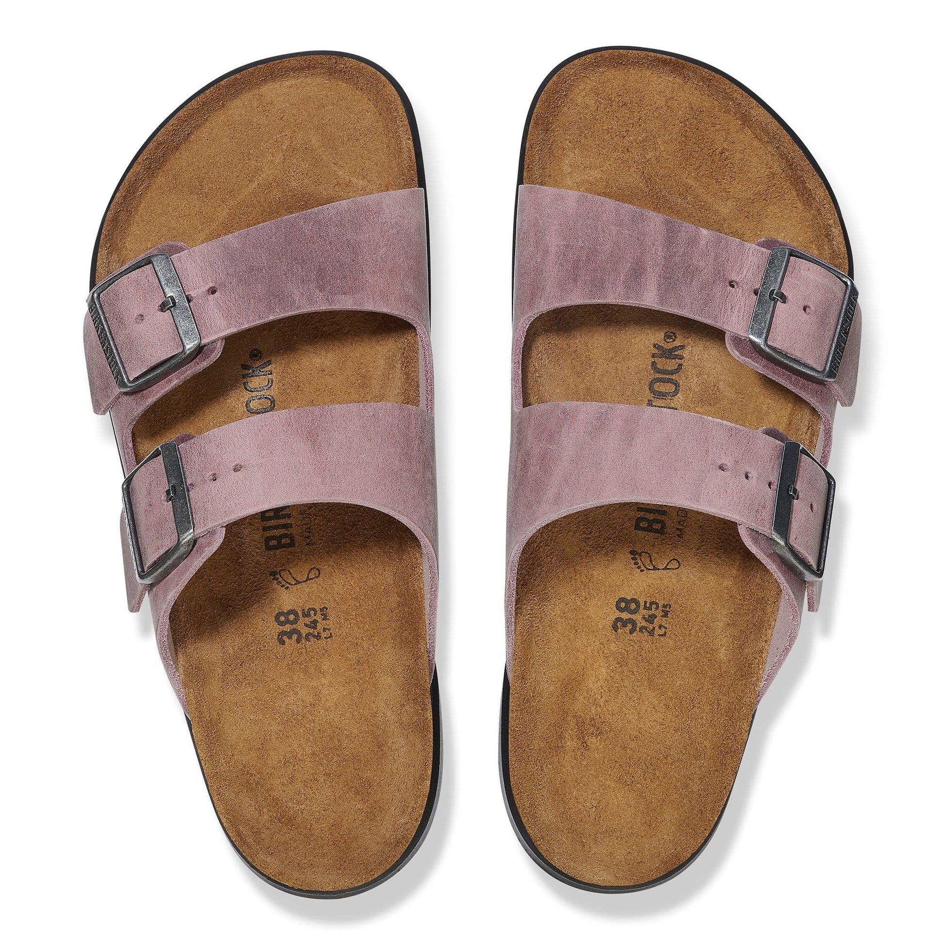 Arizona Rugged | Oiled Leather | Lavender - sandals - Birkenstock