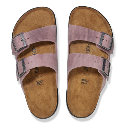 Arizona Rugged | Oiled Leather | Lavender - sandals - Birkenstock