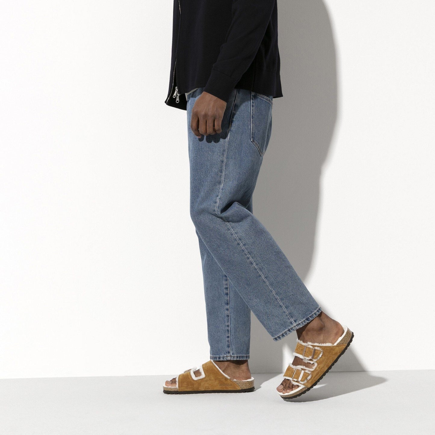 Arizona Shearling | Suede | Mink - sandals - Birkenstock