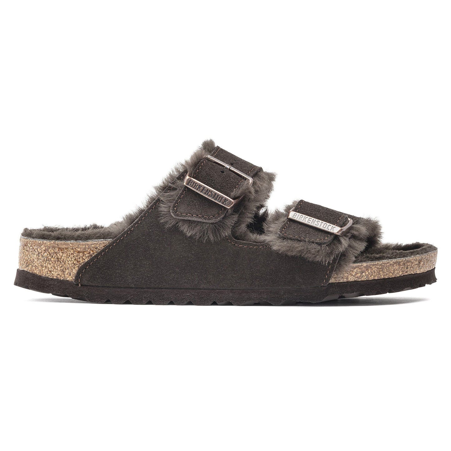 Arizona Shearling | Suede | Mocha - sandals - Birkenstock