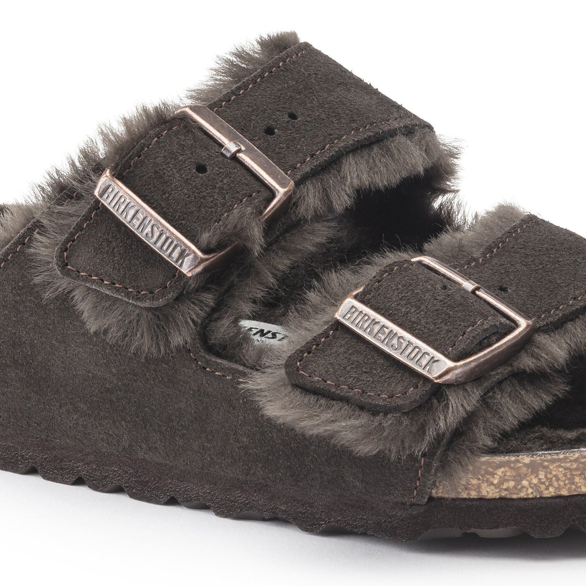Arizona Shearling | Suede | Mocha - sandals - Birkenstock