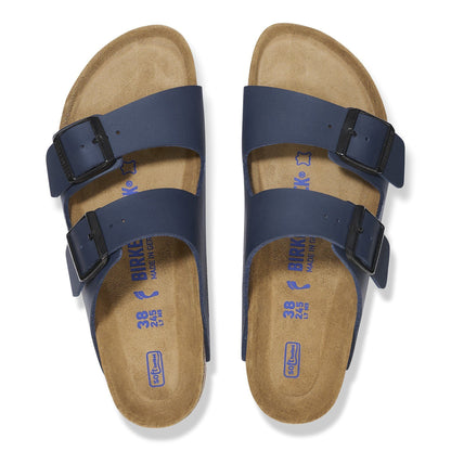 Arizona | Soft Footbed | Birko - Flor | Blue - sandals - Birkenstock