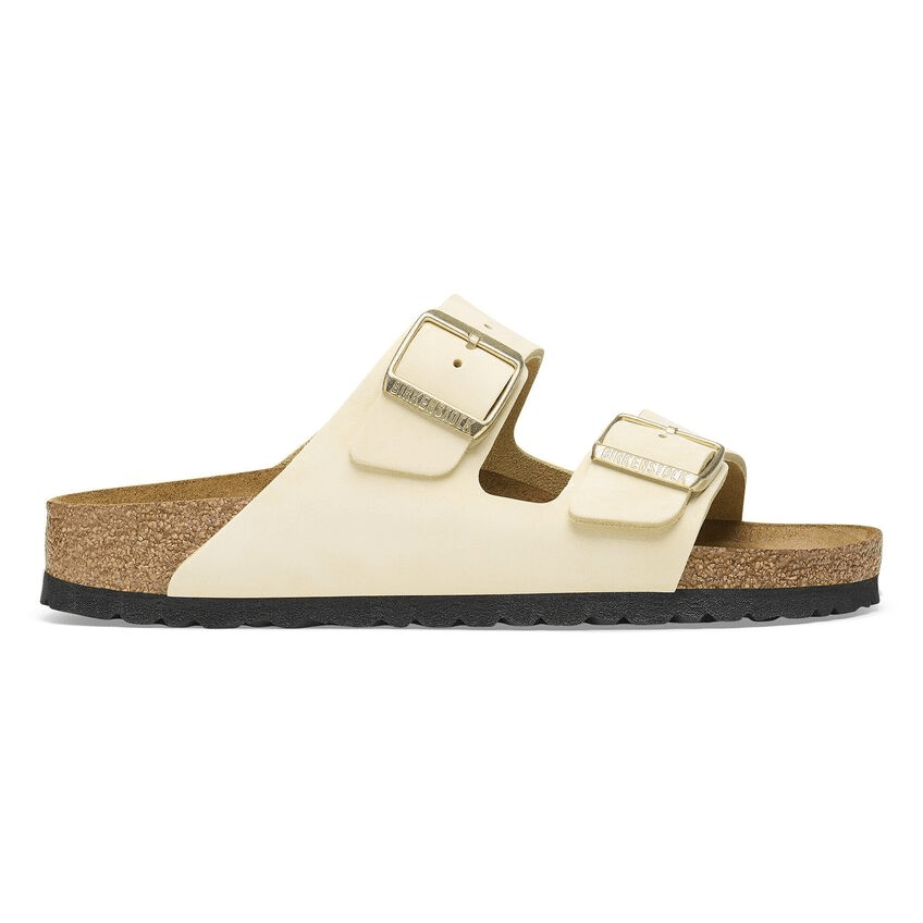 Arizona | Soft Footbed | Nubuck | Ecru - Sandals - Birkenstock