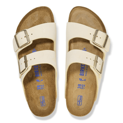 Arizona Soft Footbed Nubuck Ecru Birkenstock Midtown