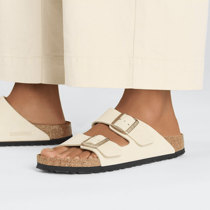 Arizona | Soft Footbed | Nubuck | Ecru - Sandals - Birkenstock