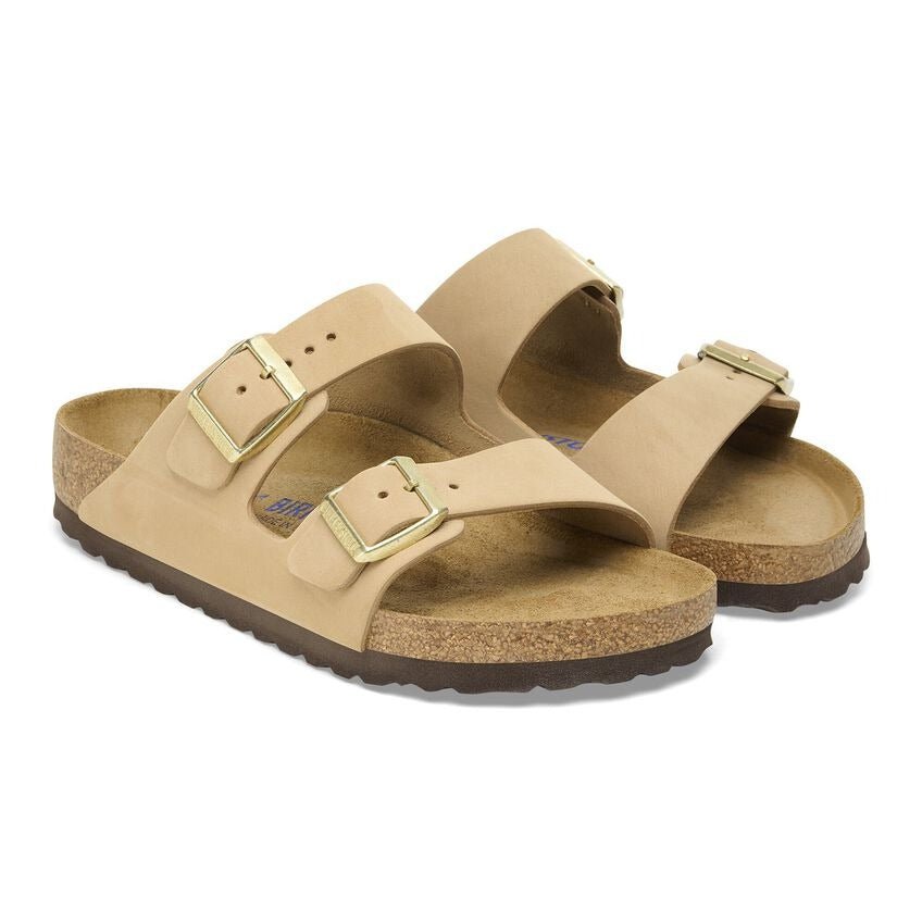 Arizona | Soft Footbed | Nubuck | Sandcastle - Sandals - Birkenstock