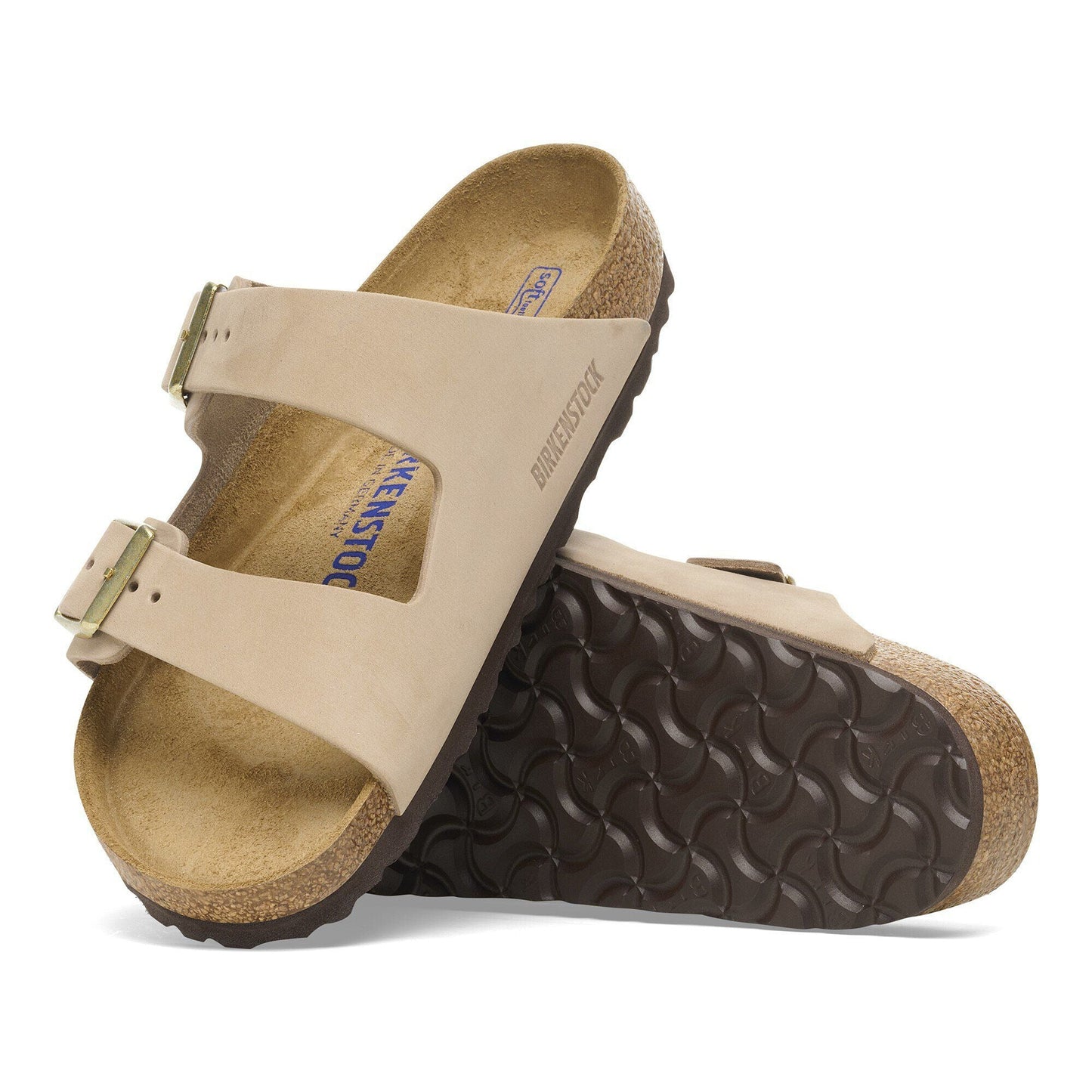 Arizona | Soft Footbed | Nubuck | Sandcastle - sandals - Birkenstock