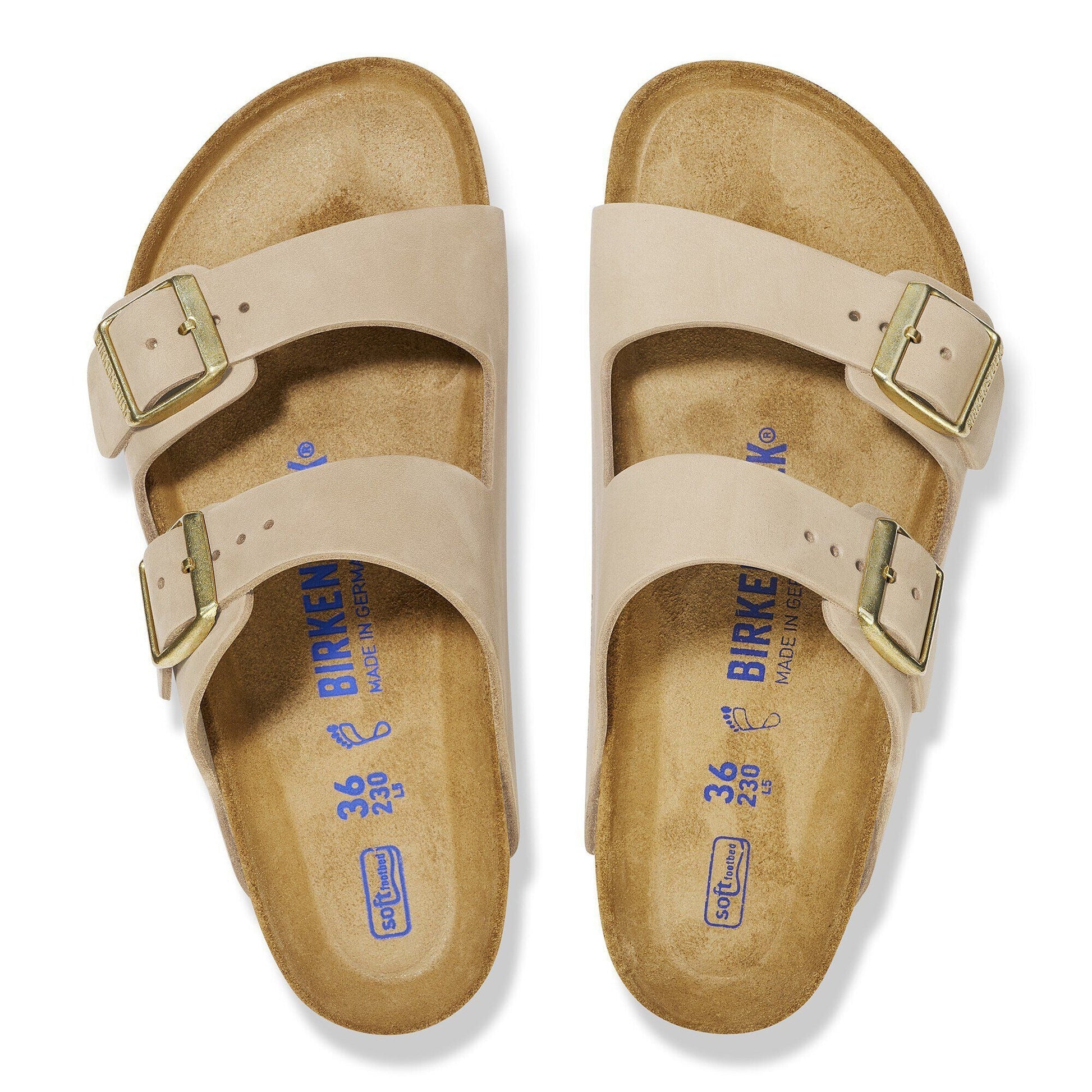 Arizona | Soft Footbed | Nubuck | Sandcastle - sandals - Birkenstock