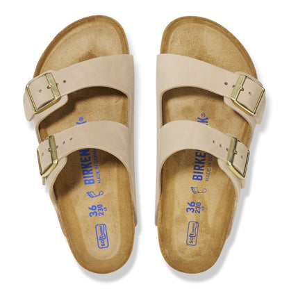 Arizona | Soft Footbed | Nubuck | Sandcastle - sandals - Birkenstock