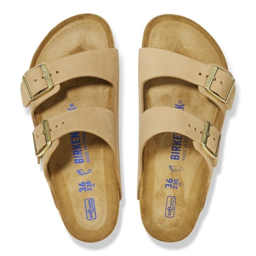 Arizona | Soft Footbed | Nubuck | Sandcastle - Sandals - Birkenstock