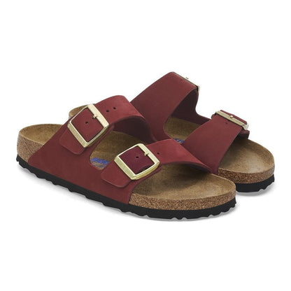 Arizona | Soft Footbed | Nubuck | Zinfandel - Sandals - Birkenstock