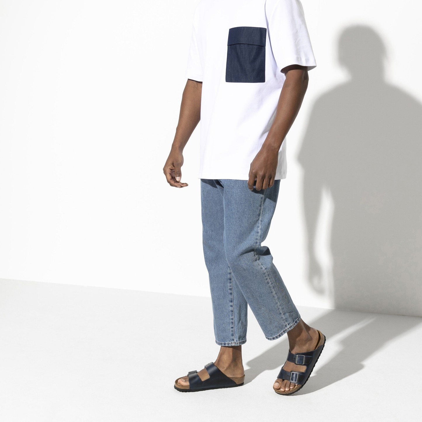 Arizona | Soft Footbed | Oiled Leather | Blue - sandals - Birkenstock