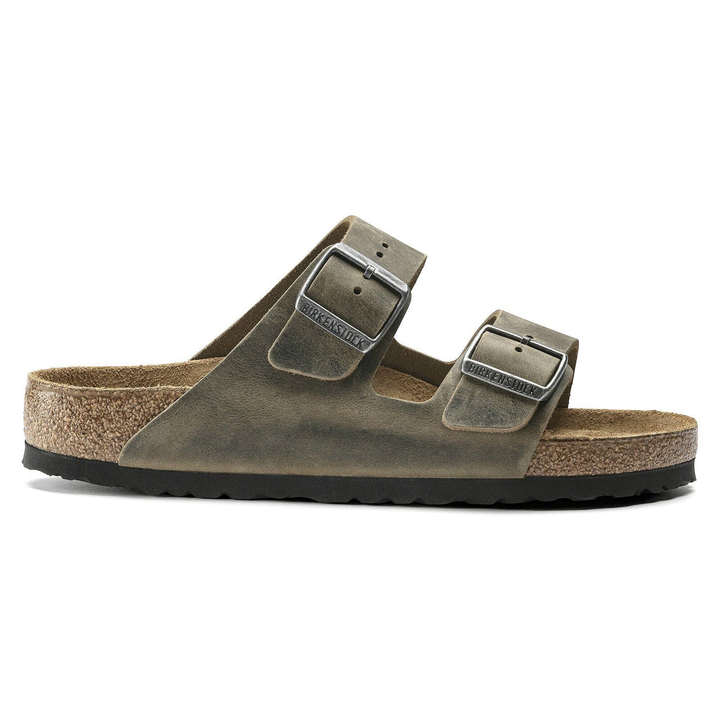 Arizona | Soft Footbed | Oiled Leather | Faded Khaki - sandals - Birkenstock
