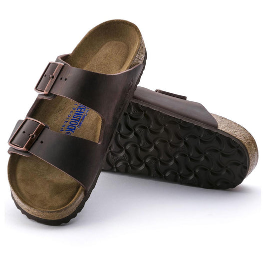 Arizona | Soft Footbed | Oiled Leather | Habana Brown - SANDAL - Birkenstock