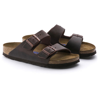 Arizona | Soft Footbed | Oiled Leather | Habana Brown - sandals - Birkenstock