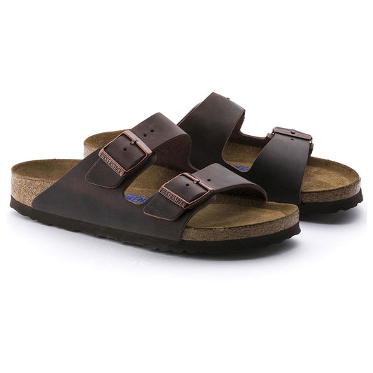 Arizona | Soft Footbed | Oiled Leather | Habana Brown - sandals - Birkenstock