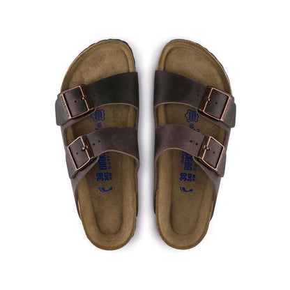 Arizona | Soft Footbed | Oiled Leather | Habana Brown - sandals - Birkenstock
