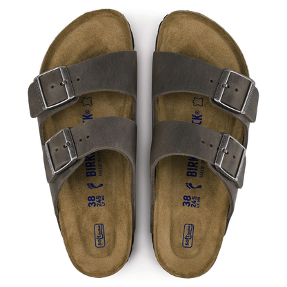 Birkenstock gizeh iron oiled leather on sale