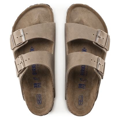 Arizona | Soft Footbed | Oiled Leather | Tobacco - Sandals - Birkenstock