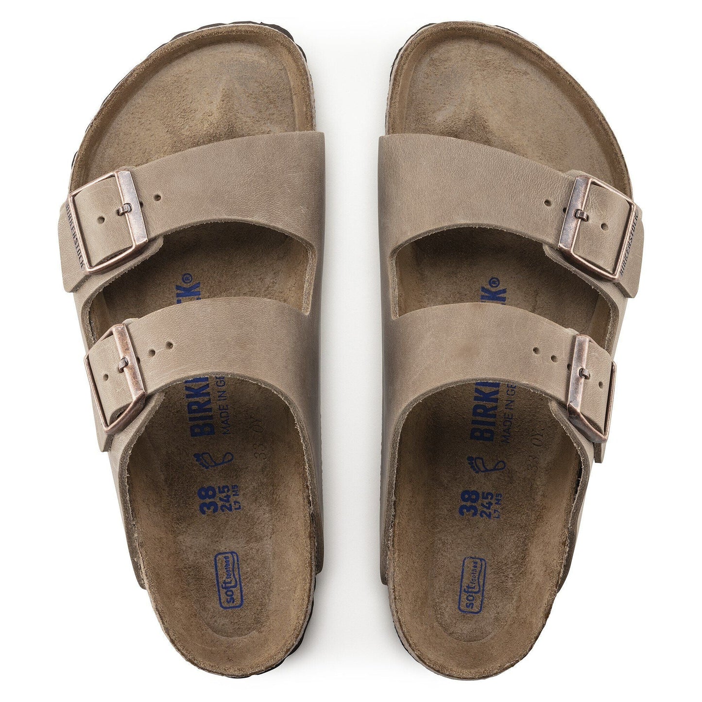 Arizona | Soft Footbed | Oiled Leather | Tobacco Brown - sandals - Birkenstock