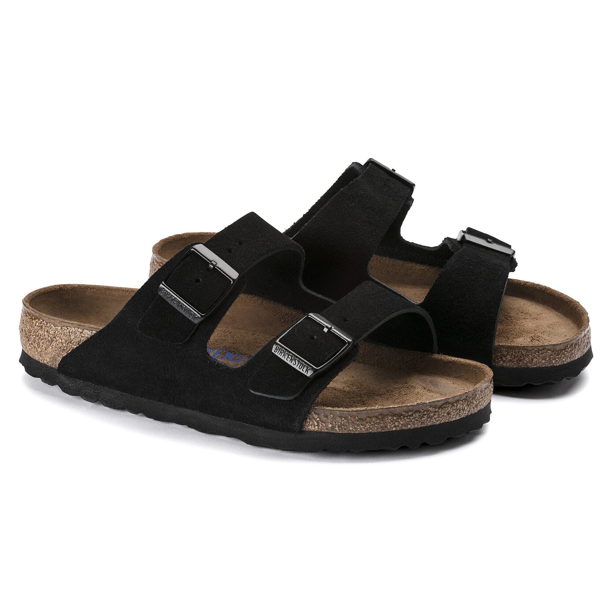 Arizona | Soft Footbed | Suede | Black – Birkenstock Midtown