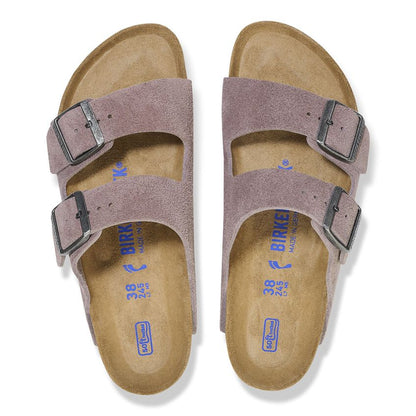 Arizona | Soft Footbed | Suede | Faded Purple - Sandals - Birkenstock