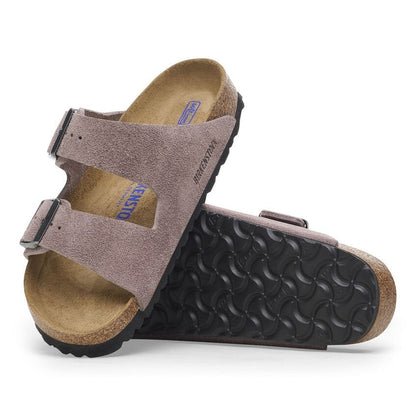 Arizona | Soft Footbed | Suede | Faded Purple - Sandals - Birkenstock