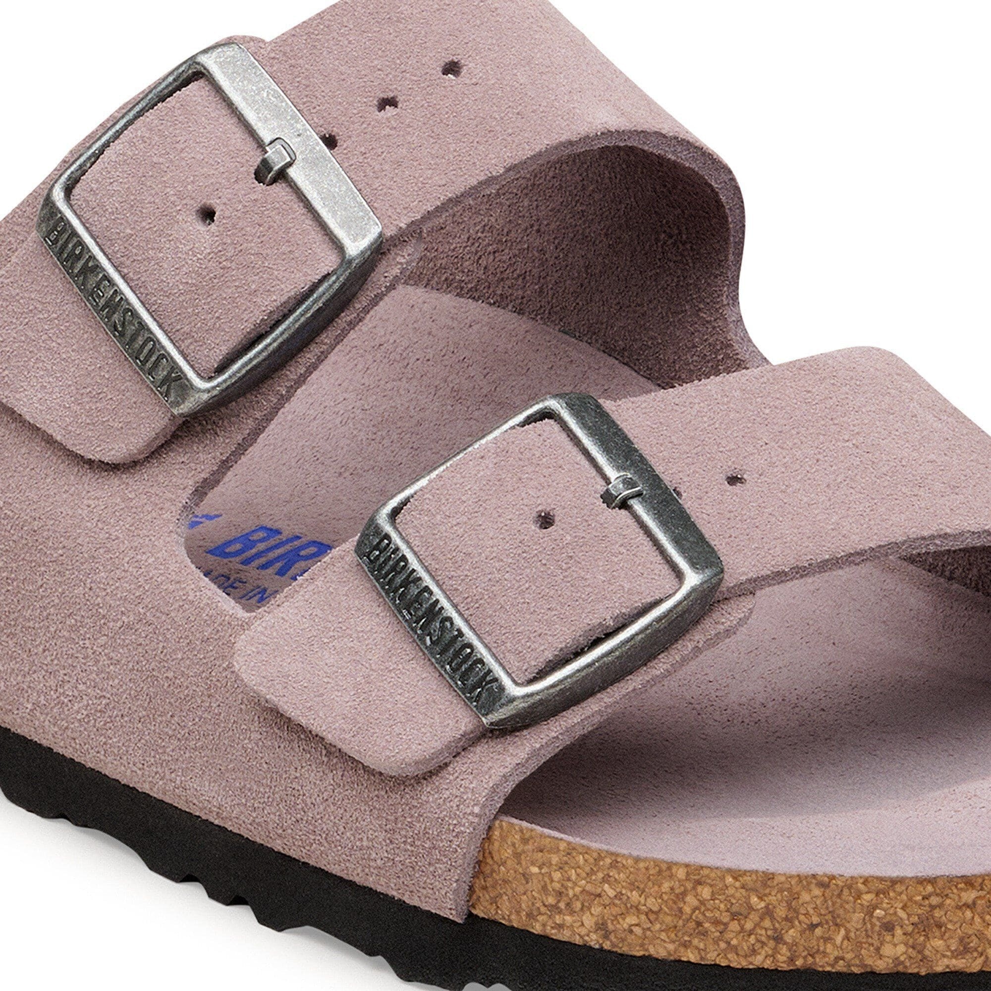 Arizona | Soft Footbed | Suede | Faded Purple Tonal – Birkenstock