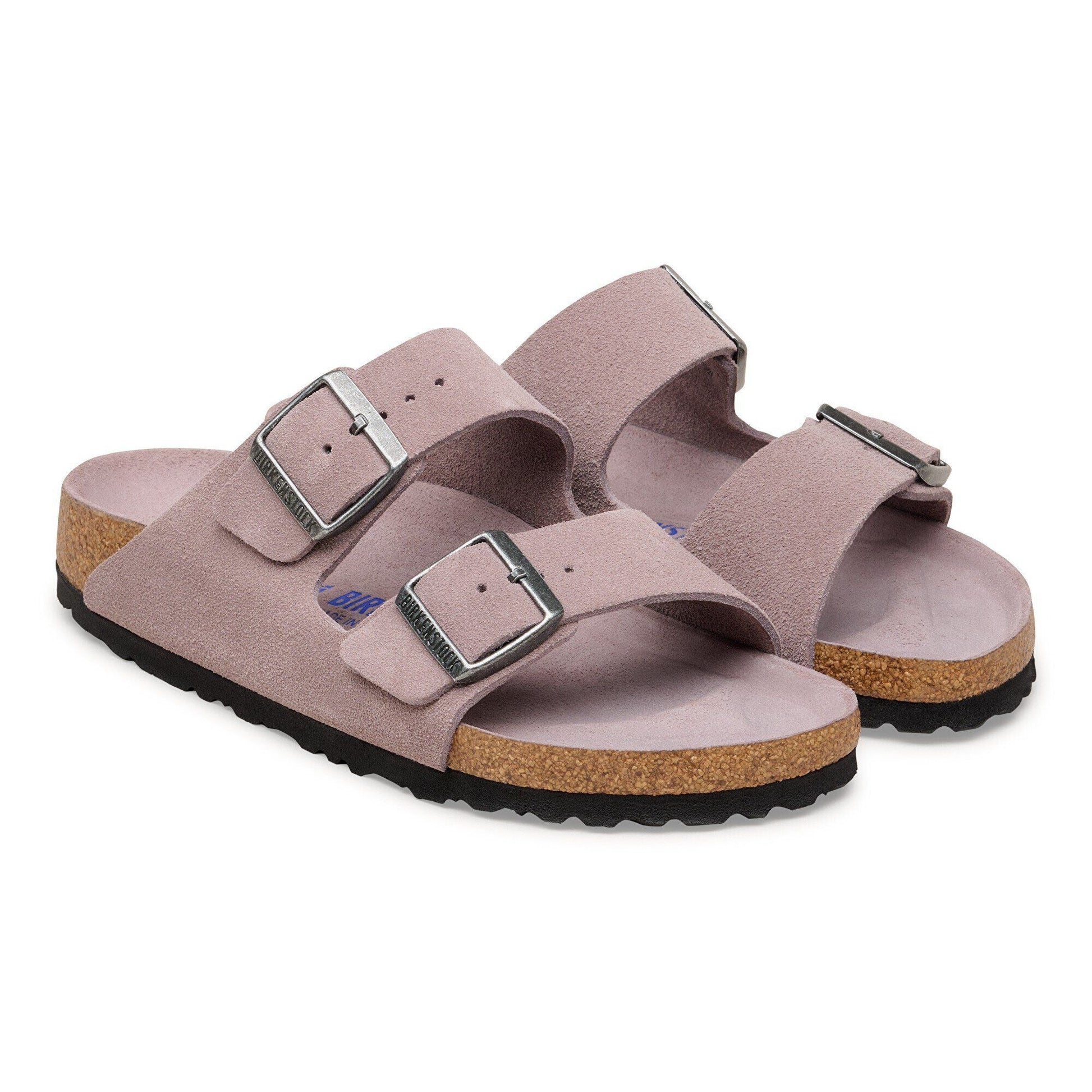 Arizona | Soft Footbed | Suede | Faded Purple Tonal - sandals - Birkenstock