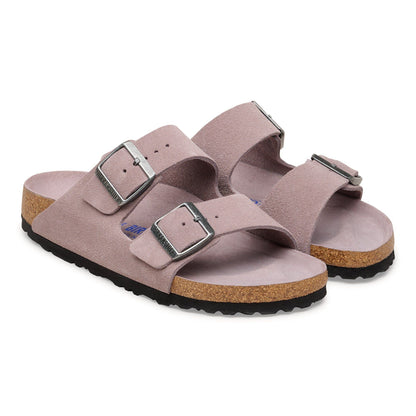 Arizona | Soft Footbed | Suede | Faded Purple Tonal - sandals - Birkenstock