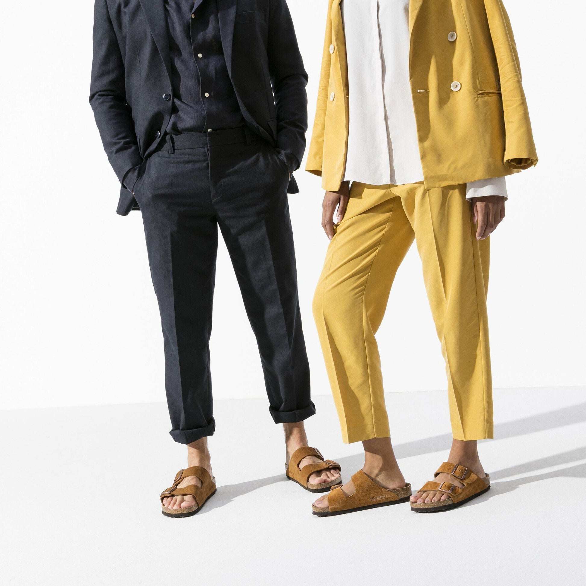 Arizona | Soft Footbed | Suede | Mink - sandals - Birkenstock