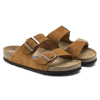 Arizona | Soft Footbed | Suede | Mink - SANDAL - Birkenstock