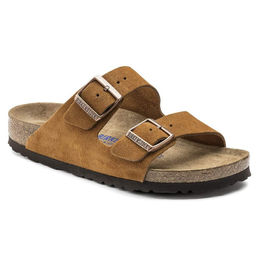 Arizona | Soft Footbed | Suede | Mink - SANDAL - Birkenstock