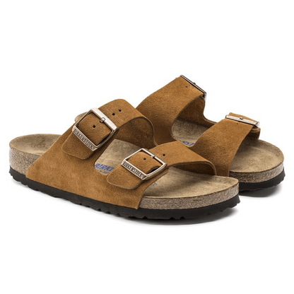 Arizona | Soft Footbed | Suede | Mink - Sandals - Birkenstock