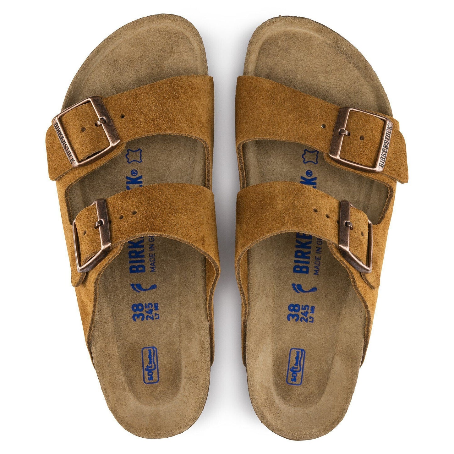 Arizona | Soft Footbed | Suede | Mink - sandals - Birkenstock