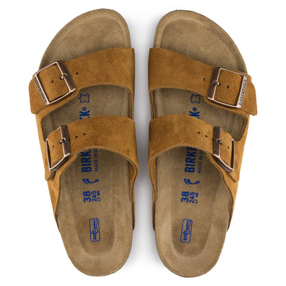Arizona | Soft Footbed | Suede | Mink - sandals - Birkenstock