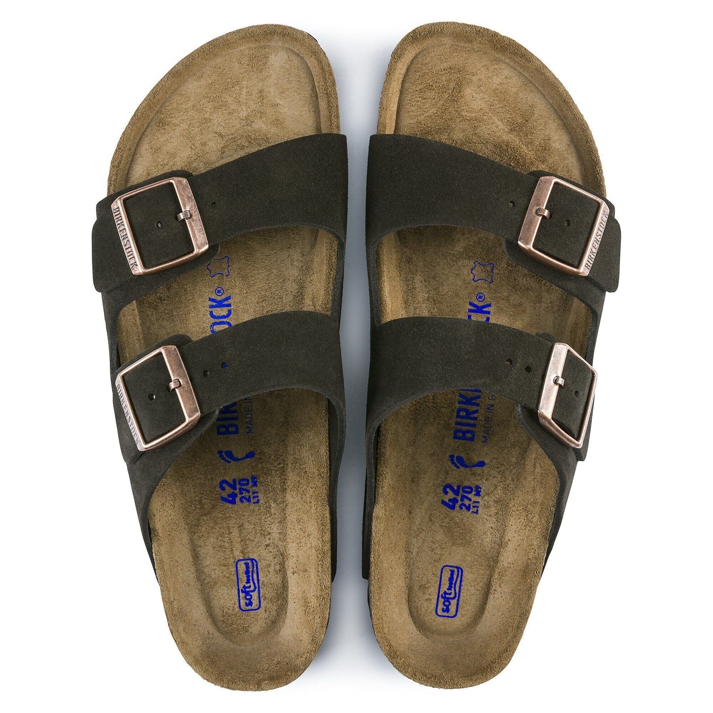 Arizona | Soft Footbed | Suede | Mocha - sandals - Birkenstock