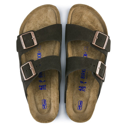 Arizona | Soft Footbed | Suede | Mocha - sandals - Birkenstock