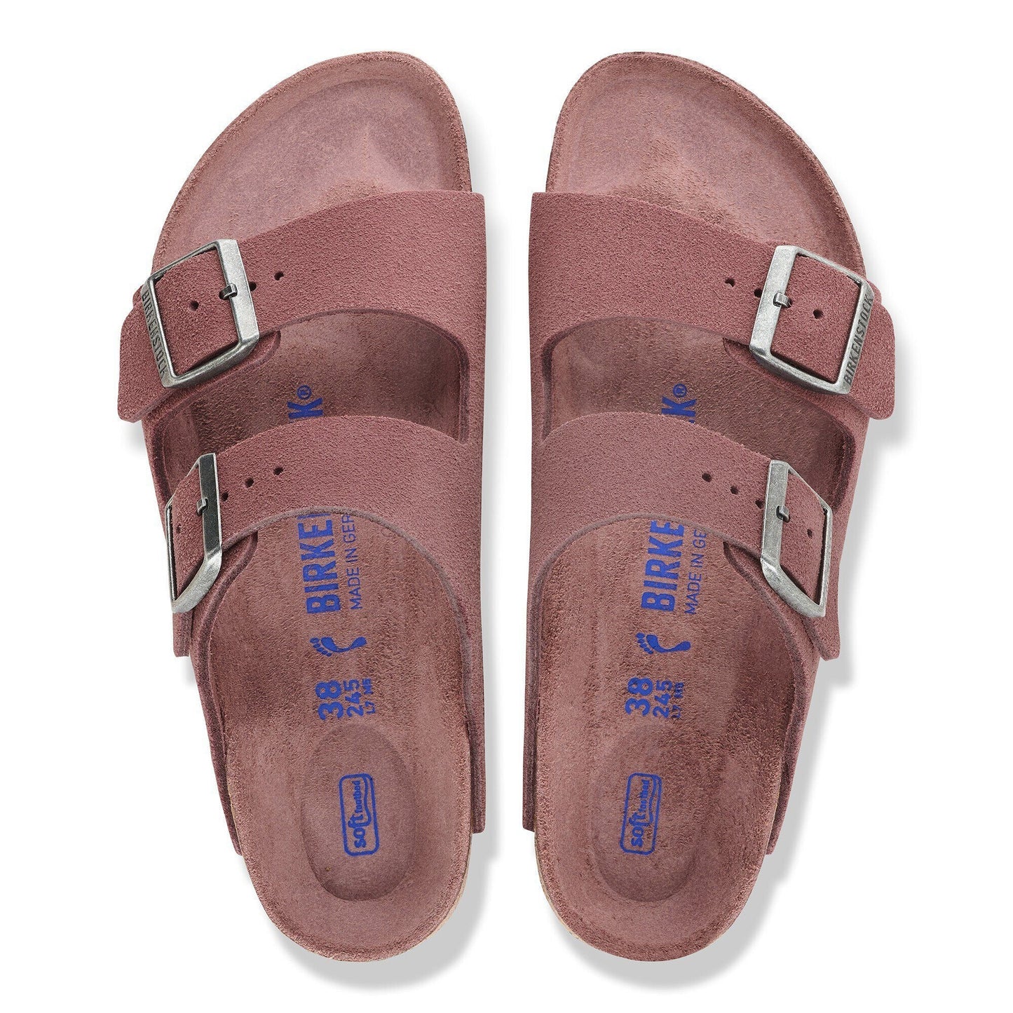 Arizona | Soft Footbed | Suede | Pepper Tonal - sandals - Birkenstock
