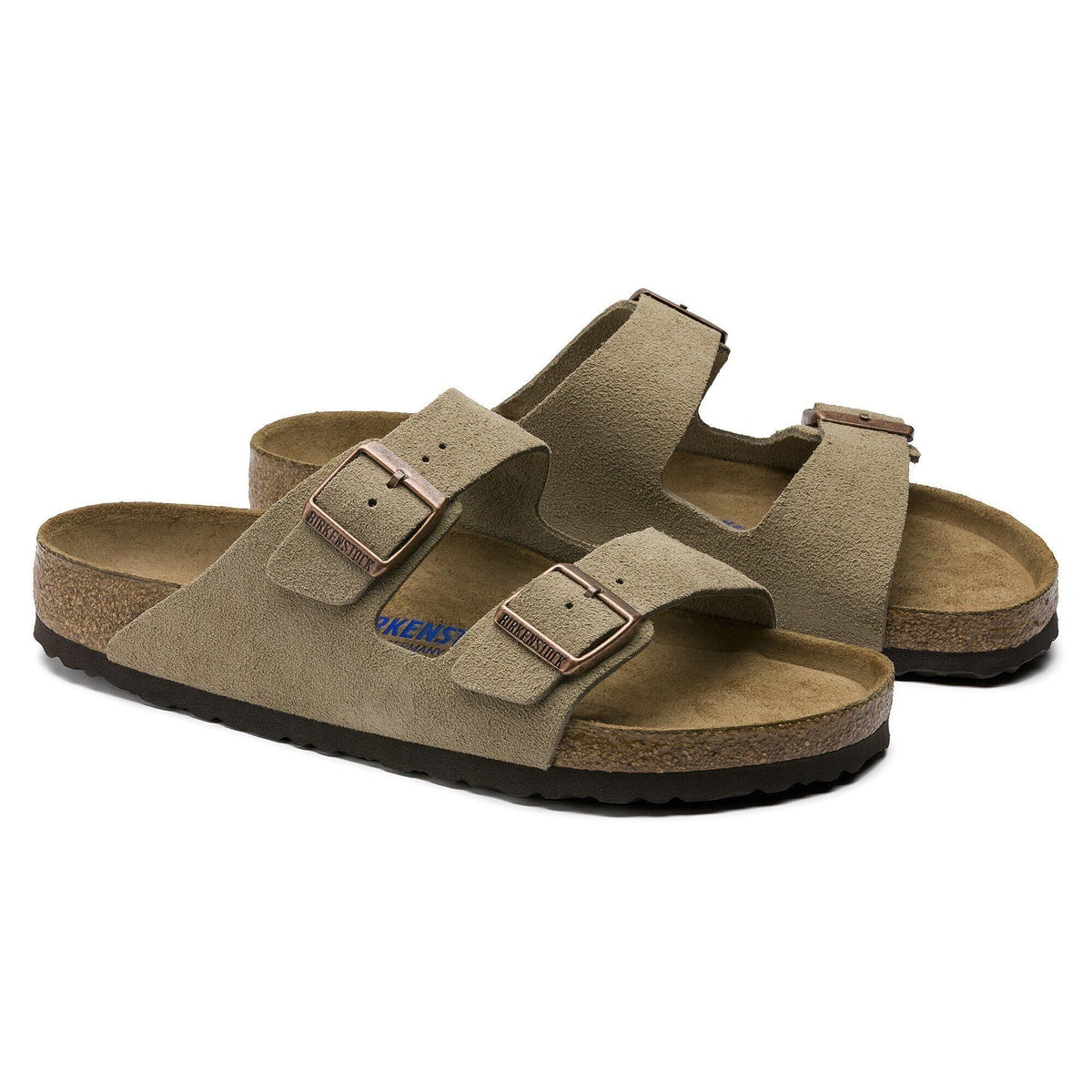 Birkenstock Arizona Taupe Suede Buckle Sandals Slip On Men\'s 45 EU/11 US Wide Birkenstock Men main image 4